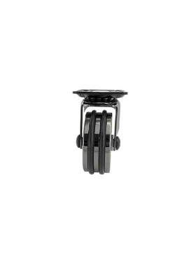 Castor DESIGN IN BLACK MIRROR ALUMINUM DIAMETER 50 MM LOAD 30KG - BLACKNICKEL 50P