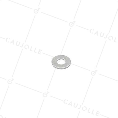 RONDELLE EN ACIER ZINGUÉ DE 6 MM INTERIEUR 18 MM EXTERIEUR 1,5 MM EPAISSEUR - RDL6 • Caujolle