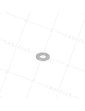 RONDELLE EN ACIER ZINGUÉ DE 8 MM INTERIEUR 18 MM EXTERIEUR 1,4 MM EPAISSEUR- RDL8 • Caujolle