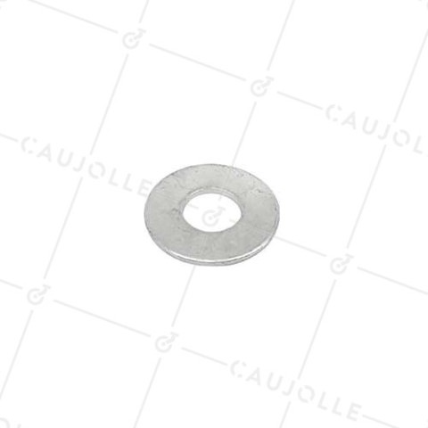 RONDELLE EN ACIER ZINGUÉ DE 25 MM INTERIEUR 45 MM EXTERIEUR 3,7 MM EPAISSEUR - RDL25 • Caujolle
