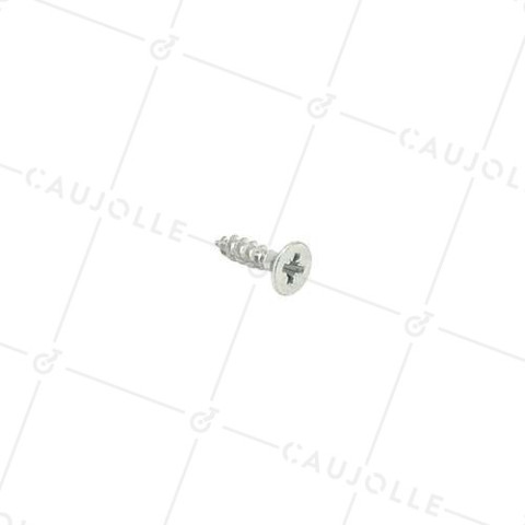 VIS À BOIS ZINGUÉE POUR ROULETTES DIAMÈTRE 5 MM LONGUEUR 20 MM • Caujolle