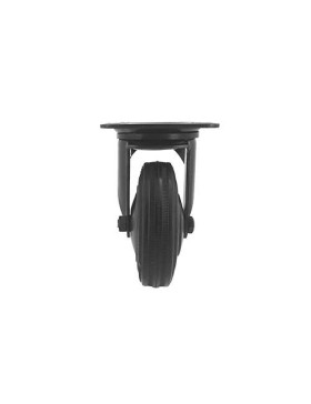 ROULETTE NOIRE DE MANUTENTION PIVOTANTE CAOUTCHOUC DIAMÈTRE 100 MM CHARGE 100 KG - S2C 100N