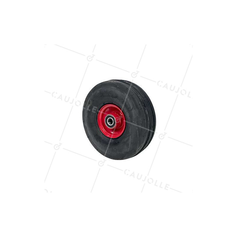 Roue gonflée renforcée diamètre 260 mm avec 6 plis