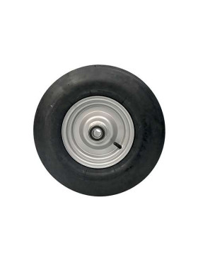 ROUE GONFLÉE RENFORCÉE ANTI BOUE JANTE TÔLE DIAMÈTRE 410 MM CHARGE 300KG AXE 25 MM BILLES - S2600B25 4PR 3 BANDES