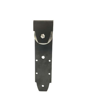 Monture noire diamètre 80 mm pour portail suspendu coulissant