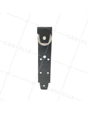 SQUARE GROOVE MOUNTING FOR SUSPENDED DOOR DIAMETER 60 MM FOR 10 MM RAIL MAX LOAD 250 KG