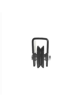 SQUARE GROOVE MOUNTING FOR SUSPENDED DOOR DIAMETER 80 MM FOR 10 MM RAIL MAX LOAD 300 KG