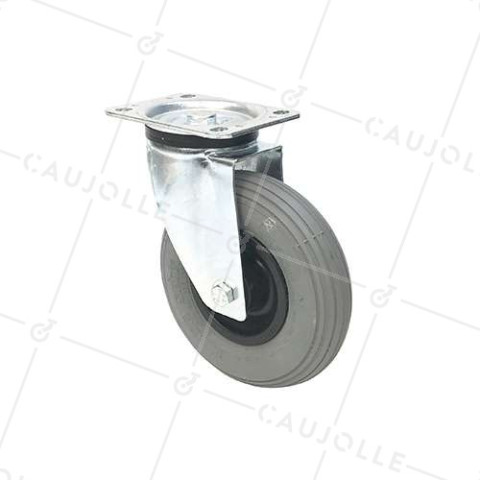 ROULETTE PIVOTANTE GONFLABLE PNEU RENFORCÉ DIAMÈTRE 200 MM CHARGE 80KG - S74 GONF. • Caujolle