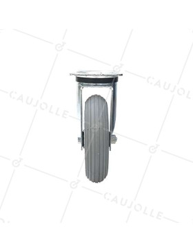 ROULETTE PIVOTANTE GONFLABLE PNEU RENFORCÉ DIAMÈTRE 200 MM CHARGE 80KG - S74 GONF.