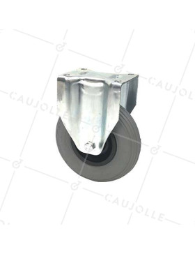 Castor INFLATABLE FIXED TIRE REINFORCED DIAMETER 200 MM LOAD 80KG - S75 INFL. FIXED • Caujolle