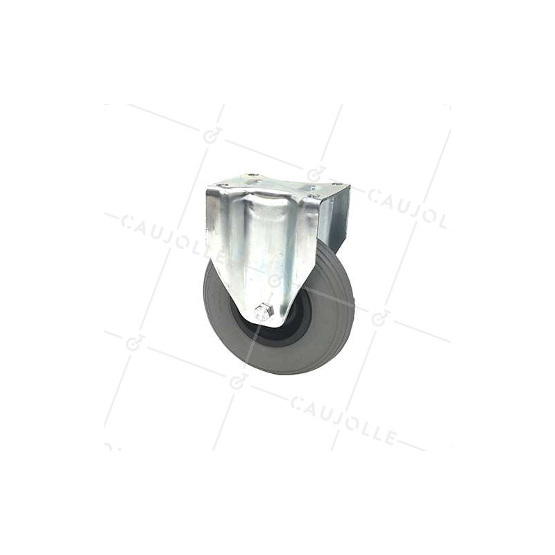 ROULETTE GONFLABLE FIXE PNEU RENFORCÉ DIAMÈTRE 200 MM CHARGE 80KG -  S74 GONF. FIXE
