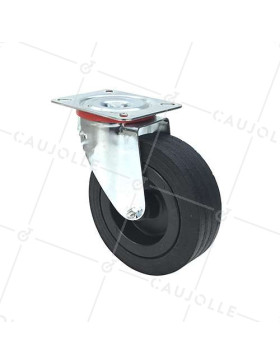PNEUMATIC SWIVEL WHEEL 260 MM DIAMETER • Caujolle