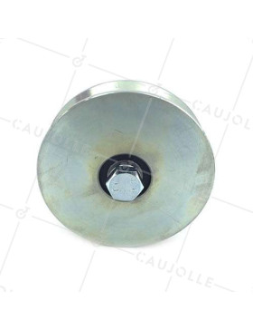 Wheel OF WIDE GATE WITH Groove 10 MM DEEP AND 120 MM DIAMETER TRIANGULAR
