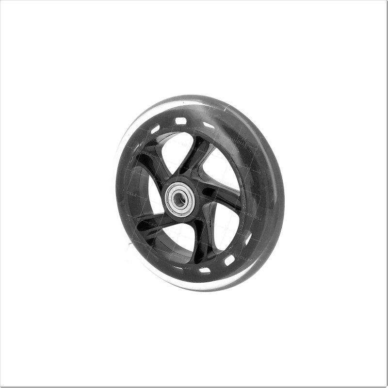 ROUE DE TROTTINETTE DIAMÈTRE 125 MM CHARGE 40 KG AXE 8 MM