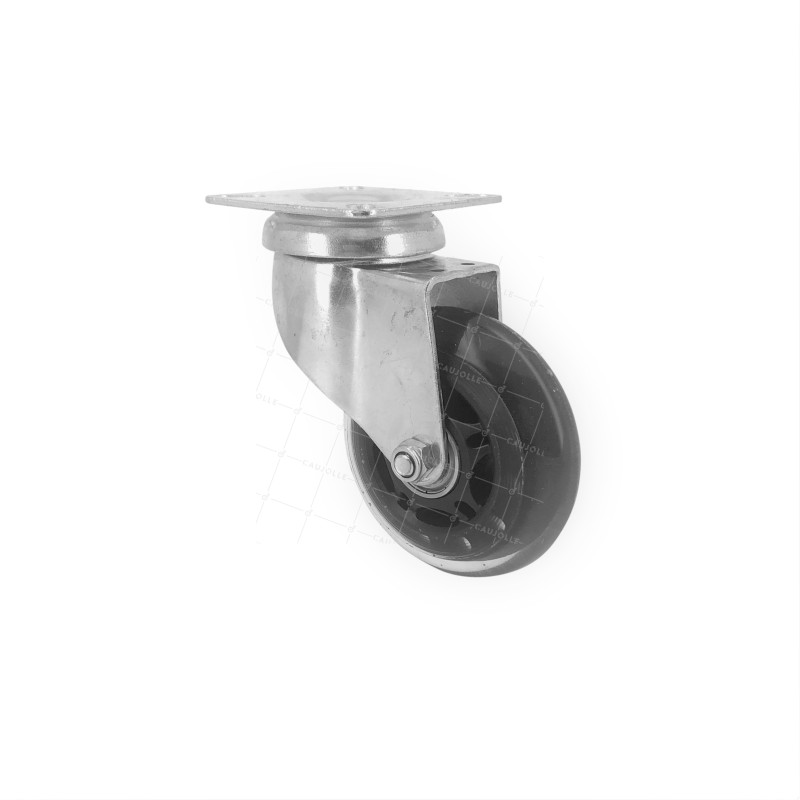 ROLLER CASTOR WITH PLATE FOR LOCAL AUTHORITIES ROLL72 P