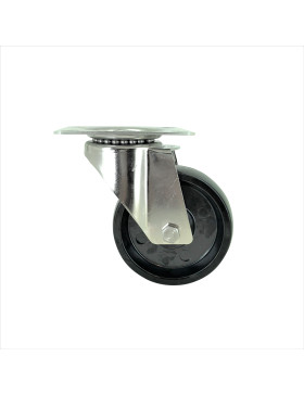ROULETTE INOX HAUTE TEMPERATURE PIVOTANTE POUR FOUR DIAMETRE 100 KG CHARGE 150 KG
