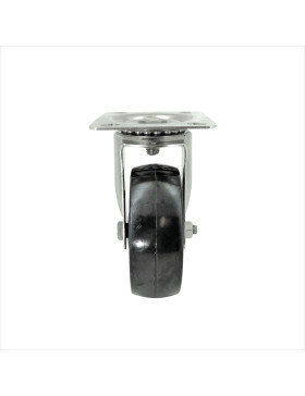 ROULETTE INOX HAUTE TEMPERATURE PIVOTANTE POUR FOUR DIAMETRE 100 KG CHARGE 150 KG