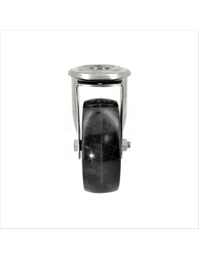 ROULETTE INOX A OEIL DIAMETRE 100 MM CHARGE X KG 