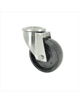 ROULETTE INOX A OEIL DIAMETRE 100 MM CHARGE X KG • Caujolle