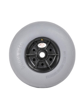 ROUE BALLON BASSE PRESSION POUR PLAGE DIAMÈTRE 340 MM CHARGE 55 KILOS AXE 25 MM