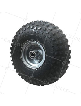 ROUE DE BROUETTE DE PLAGE GEANTE 21 POUCES DIAMÈTRE 575 MM CHARGE 380 KG POUR AXE DE 30 MM - SUPER DUMPER 21/12-8.00 • Caujolle