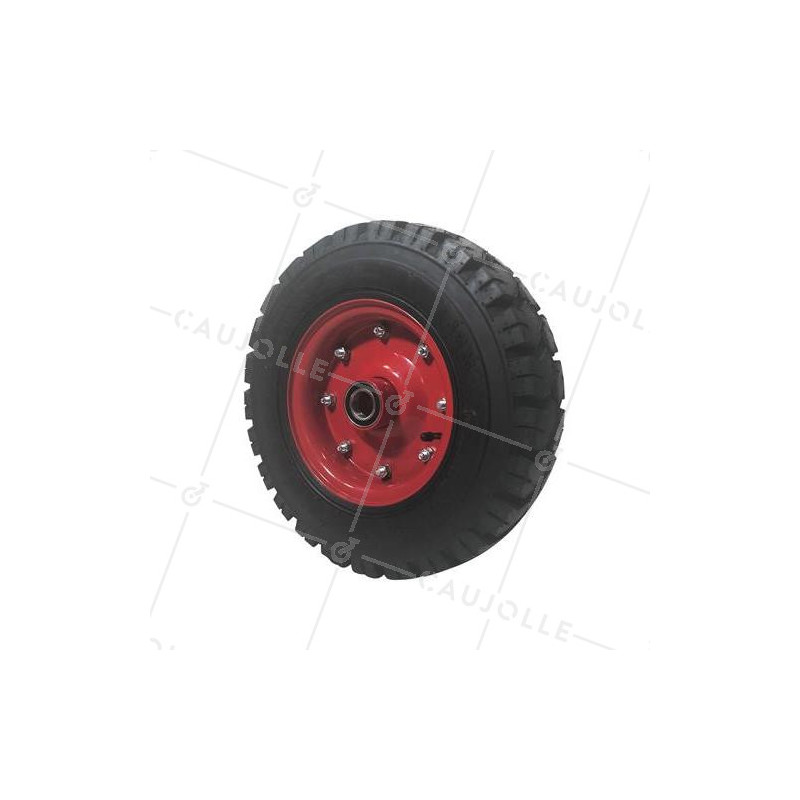 ROUE GONFLEE DE GIROBROYEUR DIAMÈTRE 414 MM CHARGE 600 KG AXE 30 MM