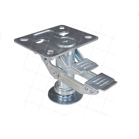 Truck lock RETRACTABLE FOR Castor DIAMETER 125 MM - FOOTELEVATOR 125 • Caujolle