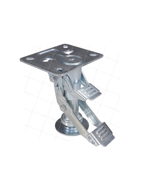 PATIN D'IMMOBILISATION RETRACTABLE POUR ROULETTE DIAMETRE 125 MM - FOOTELEVATOR 125