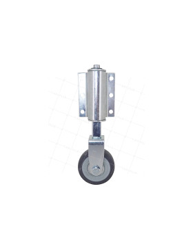ROULETTE A RESSORT POUR BLOCAGE D'ECHELLE DIAMETRE 50 MM FIXE CHARGE 9.5KG A 20KG AVEC 30MM DE DEBATTEMENT - STOPROLL 50 F