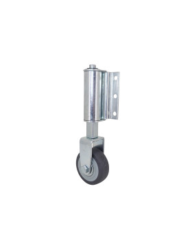 ROULETTE A RESSORT POUR BLOCAGE D'ECHELLE DIAMETRE 50 MM FIXE CHARGE 9.5KG A 20KG AVEC 30MM DE DEBATTEMENT - STOPROLL 50 F