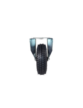ROULETTE PIVOTANTE PNEUMATIQUE GONFLABLE JANTE TÔLE DIAMÈTRE 260 MM CHARGE 165 KG - S20-1 TOLE GONFLÉE
