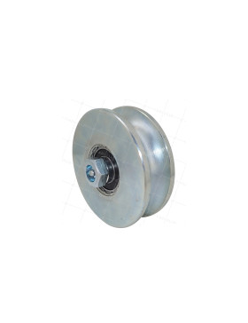 Wheel GATE DIAMETER 120 MM FOR ROUND RAIL OF 25 MM LOAD 1.6T - GAGR 120/25 • Caujolle