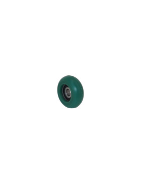 Wheel MOULDED BUMPED IN POLYURETHANE DIAMETER 50 MM LOAD 100 KG AXLE 10 MM