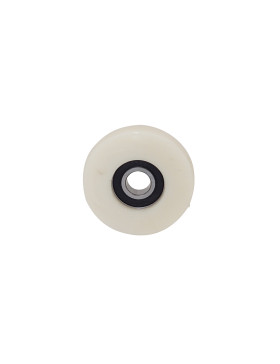 GALET DE GUIDAGE EN NYLON POUR VITRINE DIAMÈTRE 80 MM CHARGE 100 KG AXE 17 MM