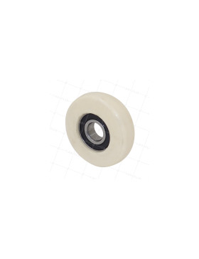 GALET DE GUIDAGE EN NYLON POUR BAIE VITRÉE DIAMÈTRE 70 MM CHARGE 100 KG AXE 17 MM • Caujolle