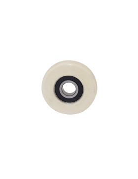GALET DE GUIDAGE EN NYLON POUR VITRINE DIAMÈTRE 70 MM CHARGE 100 KG AXE 17 MM