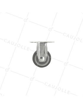 ROULETTE D'AMEUBLEMENT CAOUTCHOUC NON TACHANT DIAMETRE 30 MM CHARGE 15 G - S18LUX30 • Caujolle