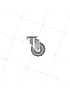 Castor SWIVEL FURNITURE CASTER NON-MARKING RUBBER DIAMETER 30 MM LOAD 15KG - S12LUX30