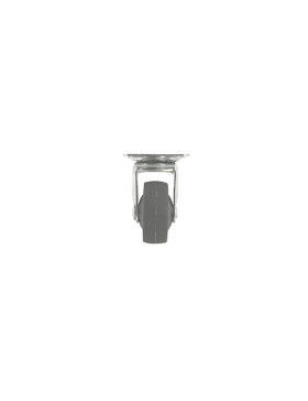 Castor SWIVEL FURNITURE CASTER NON-MARKING RUBBER DIAMETER 30 MM LOAD 15KG - S12LUX30