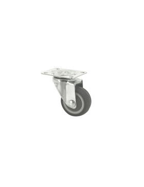 Castor SWIVEL FURNITURE CASTER NON-MARKING RUBBER DIAMETER 30 MM LOAD 15KG - S12LUX30