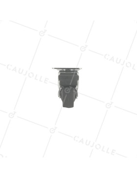 Castor SWIVEL WITH BRAKE FURNITURE NON-MARKING RUBBER DIAMETER 30 MM - S12LUX30AF