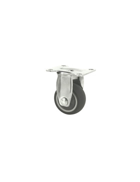 Castor FIXED FURNITURE SOFT RUBBER WHEEL DIAMETER 37MM - S18LUX40