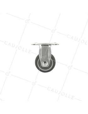 Castor FIXED FURNITURE SOFT RUBBER WHEEL DIAMETER 37MM - S18LUX40