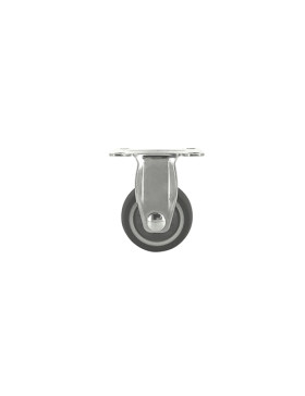 Castor FIXED FURNITURE SOFT RUBBER WHEEL DIAMETER 37MM - S18LUX40