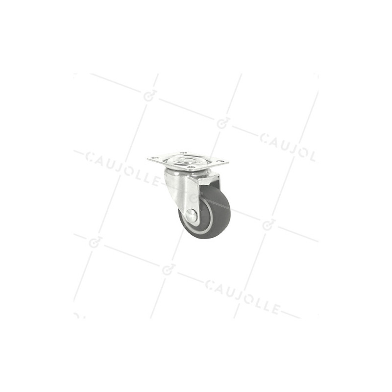 Castor SOFT RUBBER FURNITURE CASTOR DIAMETER 37MM - S12LUX40