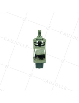 Castor WITH 8MM THREADED ROD ON BALL BEARING DIAMETER 50MM LOAD 50 KG - S46TF