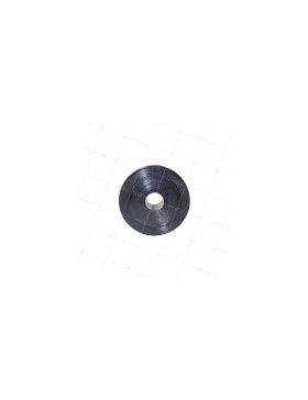 POULIE PLASTIQUE LARGE DIAMÈTRE 50 MM AXE 8 MM CHARGE 60 KG POUR CABLE DE 12 MM