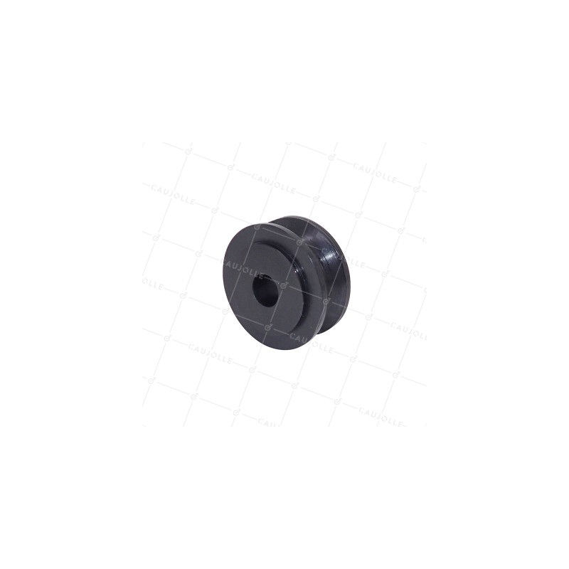 PLASTIC PULLEY LARGE DIAMETER 50 MM AXLE 8 MM LOAD 60 KG FOR 12 MM CABLE
