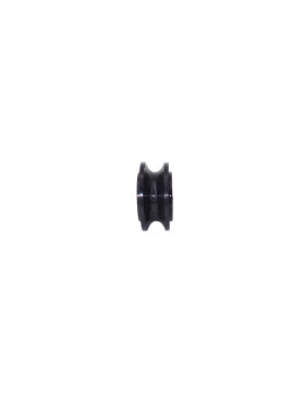 POULIE PLASTIQUE LARGE DIAMÈTRE 50 MM AXE 8 MM CHARGE 60 KG POUR CABLE DE 12 MM