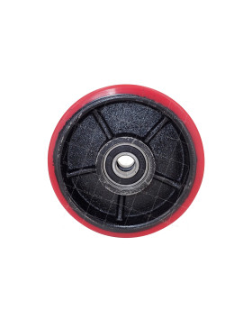 Wheel FOR LOW PROFILE PALLET TRUCK DIAMETER 160 MM LOAD 300 KG AXLE 20MM BALLS - Wheel PALLET TRUCK 160 LOW
